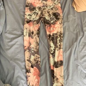 Floral yoga pants